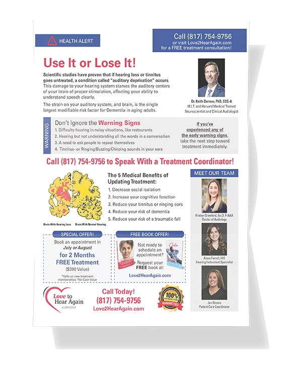 Fifth Audiology Mailer