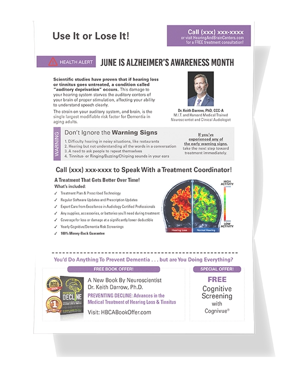 First Audiology Mailer