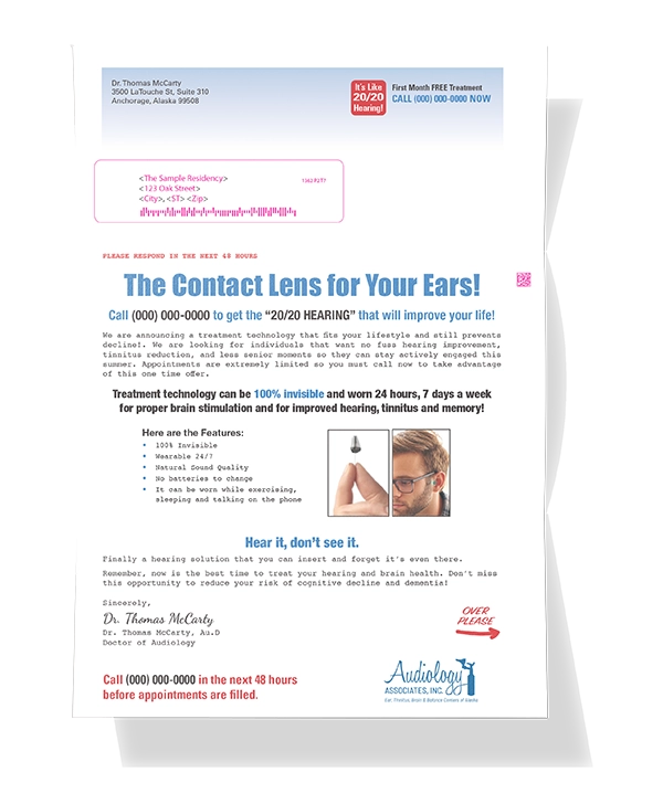 Fourth Audiology Mailer