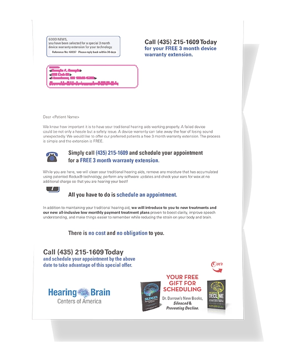 Third Audiology Mailer